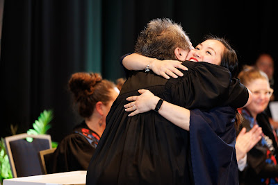Photo from the TWoA Tāmaki Makaurau 2023 Graduations (Ceremony 5 @ 3pm), held at the Due Drop Events Centre, Manukau, Auckland, New Zealand on Thursday, 8 June, 2023. Photo: Mike Walen / KeyImagery Photography. Copyright: © Te Wānanga o Aotearoa.
