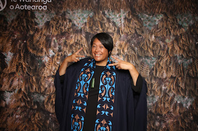 Booth photo from the TWoA Tainui 2023 Graduations (Ceremony 1 - Wednesday Morning), held at Hamilton Boys High School, Hamilton, Waikato, New Zealand on Wednesday, 19 April 2023. Photo: InstaBooth by KeyImagery Photography. Copyright: © Te Wānanga o Aotearoa.
