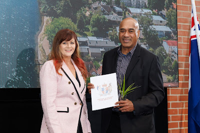 Photo from the HCC NZ Citizenship Ceremony held at The Atrium, Wintec/Te Pukenga, Hamilton, Waikato, New Zealand on Monday, 6 May, 2024. Photo: Mike Walen / KeyImagery Photography. Copyright: © Hamilton City Council.
