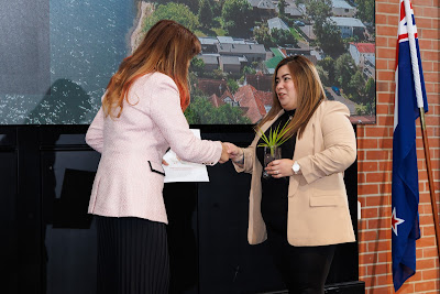 Photo from the HCC NZ Citizenship Ceremony held at The Atrium, Wintec/Te Pukenga, Hamilton, Waikato, New Zealand on Monday, 6 May, 2024. Photo: Mike Walen / KeyImagery Photography. Copyright: © Hamilton City Council.