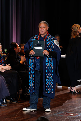 Photo from the TWoA Tāmaki Makaurau 2023 Graduations (Ceremony 1 @ 10am), held at the Due Drop Events Centre, Manukau, Auckland, New Zealand on Wednesday, 7 June, 2023. Photo: Mike Walen / KeyImagery Photography. Copyright: © Te Wānanga o Aotearoa.