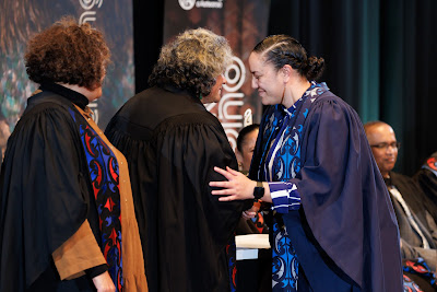 Photo from the TWoA Tāmaki Makaurau 2023 Graduations (Ceremony 6 @ 8pm), held at the Due Drop Events Centre, Manukau, Auckland, New Zealand on Thursday, 8 June, 2023. Photo: Mike Walen / KeyImagery Photography. Copyright: © Te Wānanga o Aotearoa.