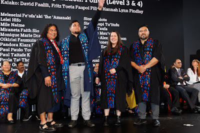 Photo from the TWoA Tāmaki Makaurau 2024 Graduations (Ceremony 4 @ 7pm), held at Church Unlimited, Glendene, Auckland, New Zealand on Tuesday, 25 June, 2024. Photo: Mike Walen / KeyImagery Photography. Copyright: © Te Wānanga o Aotearoa.
