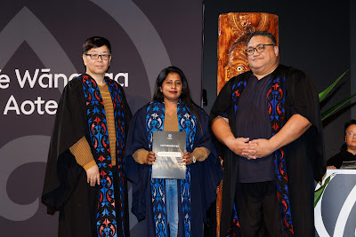 Photo from Ceremony 3 of the TWoA Tāmaki Makaurau 2025 Graduations (May 2025) held at the Mangere Arts Centre in Auckland, New Zealand on Tuesdday, 27 May, 2025. Photo by Mike Walen / KeyImagery Photography. Copyright: © 2025 Te Wānanga o Aotearoa.