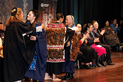 Photo from the TWoA Tāmaki Makaurau 2023 Graduations (Ceremony 4 @ 10am), held at the Due Drop Events Centre, Manukau, Auckland, New Zealand on Thursday, 8 June, 2023. Photo: Mike Walen / KeyImagery Photography. Copyright: © Te Wānanga o Aotearoa.