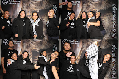Booth photo from the TWoA Waiariki 2024 Graduations (Whakatāne), held at the Baptist Church, Whakatāne, Bay of Plenty, New Zealand on Wednesday, 15 May, 2024. Photo: InstaBooth by KeyImagery Photography. Copyright: © Te Wānanga o Aotearoa.