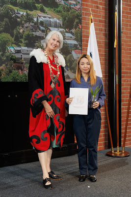 Photo from the HCC NZ Citizenship Ceremony 1 (Morning) held at The Atrium, Wintec/Te Pukenga, Hamilton, Waikato, New Zealand at 10:00am on Monday, 11 March, 2024. Photo: Mike Walen / KeyImagery Photography. Copyright: © Hamilton City Council.