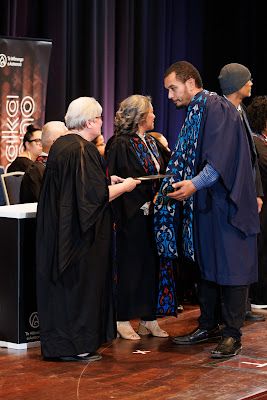 Photo from the TWoA Tāmaki Makaurau 2023 Graduations (Ceremony 3 @ 8pm), held at the Due Drop Events Centre, Manukau, Auckland, New Zealand on Wednesday, 7 June, 2023. Photo: Mike Walen / KeyImagery Photography. Copyright: © Te Wānanga o Aotearoa.