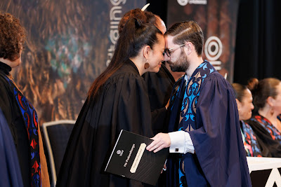 Photo from the TWoA Tāmaki Makaurau 2023 Graduations (Ceremony 6 @ 8pm), held at the Due Drop Events Centre, Manukau, Auckland, New Zealand on Thursday, 8 June, 2023. Photo: Mike Walen / KeyImagery Photography. Copyright: © Te Wānanga o Aotearoa.