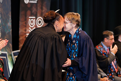 Photo from the TWoA Tāmaki Makaurau 2023 Graduations (Ceremony 6 @ 8pm), held at the Due Drop Events Centre, Manukau, Auckland, New Zealand on Thursday, 8 June, 2023. Photo: Mike Walen / KeyImagery Photography. Copyright: © Te Wānanga o Aotearoa.