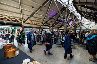 Photo from the TWoA Waiariki 2023 Graduations (Waiwhero), held at Te Puia, Rotorua, Bay of Plenty, New Zealand on Friday, 12 May, 2023. Photo: Mike Walen / KeyImagery Photography. Copyright: © Te Wānanga o Aotearoa.