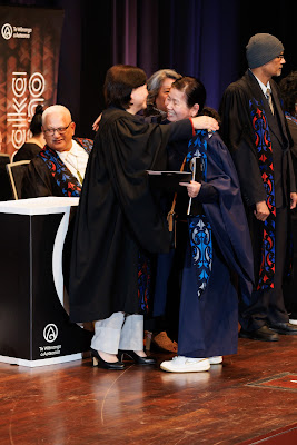 Photo from the TWoA Tāmaki Makaurau 2023 Graduations (Ceremony 3 @ 8pm), held at the Due Drop Events Centre, Manukau, Auckland, New Zealand on Wednesday, 7 June, 2023. Photo: Mike Walen / KeyImagery Photography. Copyright: © Te Wānanga o Aotearoa.