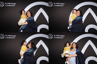 Photo from the TWoA Tāmaki Makaurau 2023 November Graduations (Ceremony 1 @ 1pm), held at the Due Drop Events Centre, Manukau, Auckland, New Zealand on Tuesday, 28 November, 2023. Photo: InstaBooth by KeyImagery Photography. Copyright: © Te Wānanga o Aotearoa.