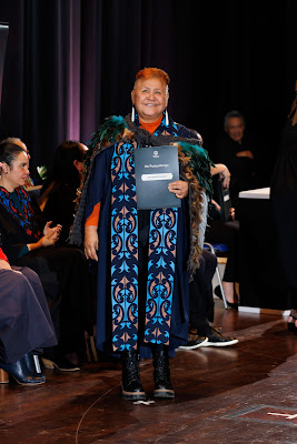 Photo from the TWoA Tāmaki Makaurau 2023 Graduations (Ceremony 1 @ 10am), held at the Due Drop Events Centre, Manukau, Auckland, New Zealand on Wednesday, 7 June, 2023. Photo: Mike Walen / KeyImagery Photography. Copyright: © Te Wānanga o Aotearoa.