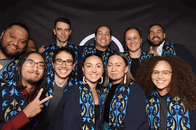 Photo from the TWoA Tāmaki Makaurau 2023 Graduations (Ceremony 6 @ 8pm), held at the Due Drop Events Centre, Manukau, Auckland, New Zealand on Thursday, 8 June, 2023. Photo: InstaBooth by KeyImagery Photography. Copyright: © Te Wānanga o Aotearoa.