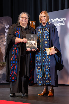 Photo from the TWoA Whirikoka 2024 Graduation (Gisborne), held at the War Memorial Theatre, Gisborne, East Coast, New Zealand on Wednesday, 16 April, 2025. Photo by Alick Saunders for KeyImagery Photography. Copyright: © 2025 Te Wānanga o Aotearoa.