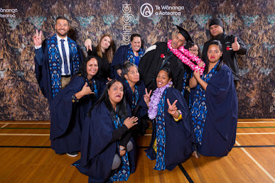 Photo from the TWoA Tainui 2018 Graduations (Ceremony 1),  held at Hamilton Boys' High School, Hamilton, New Zealand. Taken: Thursday 19 April 2018. Photo: Mike Walen / KeyImagery Photography. Copyright: © Te Wananga o Aotearoa.