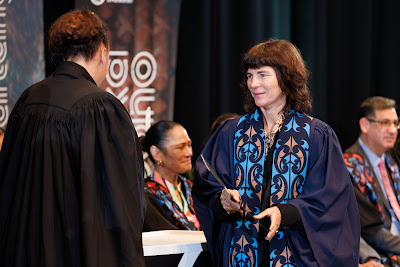 Photo from the TWoA Tāmaki Makaurau 2023 Graduations (Ceremony 6 @ 8pm), held at the Due Drop Events Centre, Manukau, Auckland, New Zealand on Thursday, 8 June, 2023. Photo: Mike Walen / KeyImagery Photography. Copyright: © Te Wānanga o Aotearoa.
