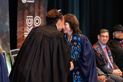 Photo from the TWoA Tāmaki Makaurau 2023 Graduations (Ceremony 6 @ 8pm), held at the Due Drop Events Centre, Manukau, Auckland, New Zealand on Thursday, 8 June, 2023. Photo: Mike Walen / KeyImagery Photography. Copyright: © Te Wānanga o Aotearoa.