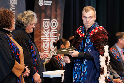 Photo from the TWoA Tāmaki Makaurau 2023 Graduations (Ceremony 6 @ 8pm), held at the Due Drop Events Centre, Manukau, Auckland, New Zealand on Thursday, 8 June, 2023. Photo: Mike Walen / KeyImagery Photography. Copyright: © Te Wānanga o Aotearoa.