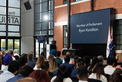 Photo from the HCC NZ Citizenship Ceremony 1 (Morning) held at The Atrium, Wintec/Te Pukenga, Hamilton, Waikato, New Zealand at 10:00am on Monday, 11 March, 2024. Photo: Mike Walen / KeyImagery Photography. Copyright: © Hamilton City Council.