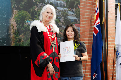 Photo from the HCC NZ Citizenship Ceremony (Morning) held in The Atrium, Wintec/Te Pukenga, Hamilton, Waikato, New Zealand at 10:00am on Monday, 12 February, 2024. Photo: Mike Walen / KeyImagery Photography. Copyright: © Hamilton City Council.