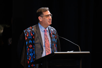 Photo from the TWoA Tāmaki Makaurau 2023 Graduations (Ceremony 6 @ 8pm), held at the Due Drop Events Centre, Manukau, Auckland, New Zealand on Thursday, 8 June, 2023. Photo: Mike Walen / KeyImagery Photography. Copyright: © Te Wānanga o Aotearoa.