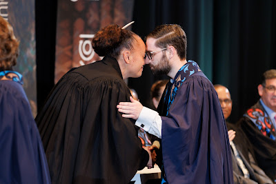 Photo from the TWoA Tāmaki Makaurau 2023 Graduations (Ceremony 6 @ 8pm), held at the Due Drop Events Centre, Manukau, Auckland, New Zealand on Thursday, 8 June, 2023. Photo: Mike Walen / KeyImagery Photography. Copyright: © Te Wānanga o Aotearoa.
