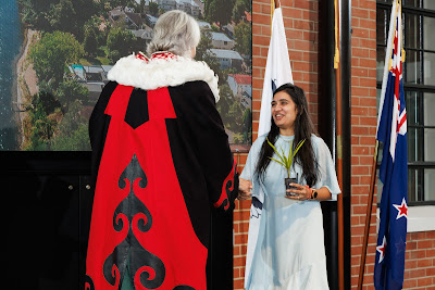 Photo from the HCC NZ Citizenship Ceremony 1 (Morning) held at The Atrium, Wintec/Te Pukenga, Hamilton, Waikato, New Zealand at 10:00am on Monday, 11 March, 2024. Photo: Mike Walen / KeyImagery Photography. Copyright: © Hamilton City Council.