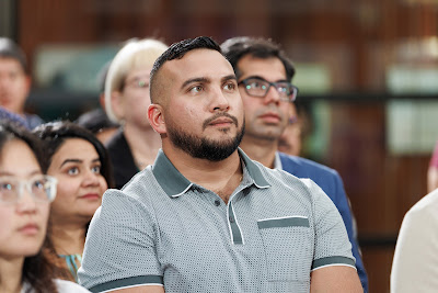 Photo from the HCC NZ Citizenship Ceremony 2 (Afternoon) held at The Atrium, Wintec/Te Pukenga, Hamilton, Waikato, New Zealand at 3:30pm on Monday, 15 April, 2024. Photo: Mike Walen / KeyImagery Photography. Copyright: © Hamilton City Council.