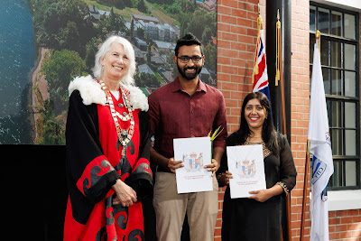 Photo from the HCC NZ Citizenship Ceremony (Morning) held in The Atrium, Wintec/Te Pukenga, Hamilton, Waikato, New Zealand at 10:00am on Monday, 12 February, 2024. Photo: Mike Walen / KeyImagery Photography. Copyright: © Hamilton City Council.