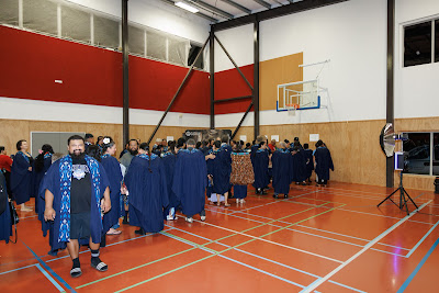 Photo from the TWoA Te Tai Tokerau (Kaitaia) 2025 Graduation held at Te Kura Kaupapa Maori o Pukemiro in Kaitaia, Northland, New Zealand on Monday, 14 April, 2025. Photo by Mike Walen / KeyImagery Photography. Copyright: © 2025 Te Wānanga o Aotearoa.