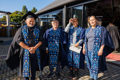 Photo from the TWoA Waiariki 2023 Graduations (Waiwhero), held at Te Puia, Rotorua, Bay of Plenty, New Zealand on Friday, 12 May, 2023. Photo: Mike Walen / KeyImagery Photography. Copyright: © Te Wānanga o Aotearoa.