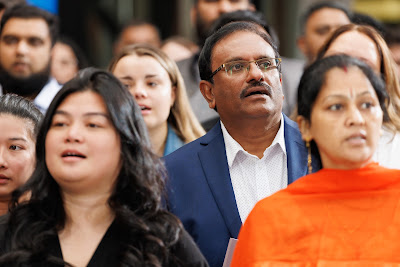 Photo from the HCC NZ Citizenship Ceremony 1 (Morning) held at The Atrium, Wintec/Te Pukenga, Hamilton, Waikato, New Zealand at 10:00am on Monday, 11 March, 2024. Photo: Mike Walen / KeyImagery Photography. Copyright: © Hamilton City Council.