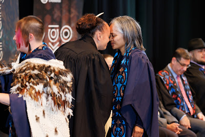 Photo from the TWoA Tāmaki Makaurau 2023 Graduations (Ceremony 6 @ 8pm), held at the Due Drop Events Centre, Manukau, Auckland, New Zealand on Thursday, 8 June, 2023. Photo: Mike Walen / KeyImagery Photography. Copyright: © Te Wānanga o Aotearoa.