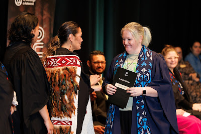 Photo from the TWoA Tāmaki Makaurau 2023 Graduations (Ceremony 4 @ 10am), held at the Due Drop Events Centre, Manukau, Auckland, New Zealand on Thursday, 8 June, 2023. Photo: Mike Walen / KeyImagery Photography. Copyright: © Te Wānanga o Aotearoa.