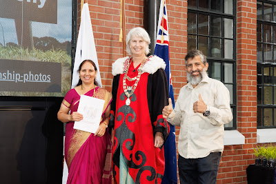 Photo from the HCC NZ Citizenship Ceremony 1 (Morning) held at The Atrium, Wintec/Te Pukenga, Hamilton, Waikato, New Zealand at 10:00am on Monday, 11 March, 2024. Photo: Mike Walen / KeyImagery Photography. Copyright: © Hamilton City Council.