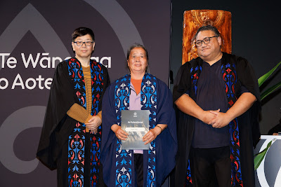 Photo from Ceremony 3 of the TWoA Tāmaki Makaurau 2025 Graduations (May 2025) held at the Mangere Arts Centre in Auckland, New Zealand on Tuesdday, 27 May, 2025. Photo by Mike Walen / KeyImagery Photography. Copyright: © 2025 Te Wānanga o Aotearoa.