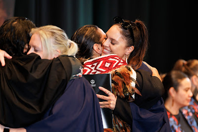 Photo from the TWoA Tāmaki Makaurau 2023 Graduations (Ceremony 4 @ 10am), held at the Due Drop Events Centre, Manukau, Auckland, New Zealand on Thursday, 8 June, 2023. Photo: Mike Walen / KeyImagery Photography. Copyright: © Te Wānanga o Aotearoa.