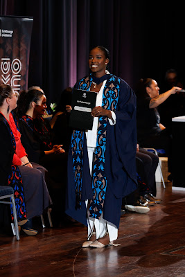 Photo from the TWoA Tāmaki Makaurau 2023 Graduations (Ceremony 1 @ 10am), held at the Due Drop Events Centre, Manukau, Auckland, New Zealand on Wednesday, 7 June, 2023. Photo: Mike Walen / KeyImagery Photography. Copyright: © Te Wānanga o Aotearoa.