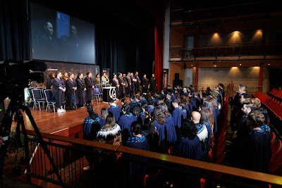 Photo from the TWoA Tāmaki Makaurau 2023 Graduations (Ceremony 6 @ 8pm), held at the Due Drop Events Centre, Manukau, Auckland, New Zealand on Thursday, 8 June, 2023. Photo: Mike Walen / KeyImagery Photography. Copyright: © Te Wānanga o Aotearoa.