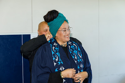 Photo from the TWoA Waiariki 2023 Graduations (Whakatāne), held at the Baptist Church, WHakatāne, Bay of Plenty, New Zealand on Wednesday, 17 May, 2023. Photo: Mike Walen / KeyImagery Photography. Copyright: © Te Wānanga o Aotearoa.