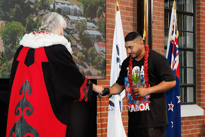Photo from the HCC NZ Citizenship Ceremony 1 (Morning) held at The Atrium, Wintec/Te Pukenga, Hamilton, Waikato, New Zealand at 10:00am on Monday, 11 March, 2024. Photo: Mike Walen / KeyImagery Photography. Copyright: © Hamilton City Council.