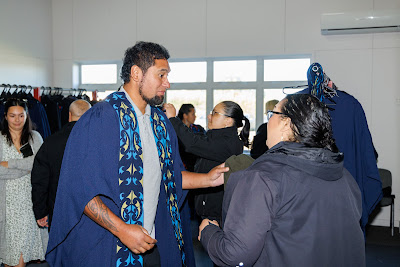 Photo from the TWoA Waiariki 2023 Graduations (Whakatāne), held at the Baptist Church, WHakatāne, Bay of Plenty, New Zealand on Wednesday, 17 May, 2023. Photo: Mike Walen / KeyImagery Photography. Copyright: © Te Wānanga o Aotearoa.