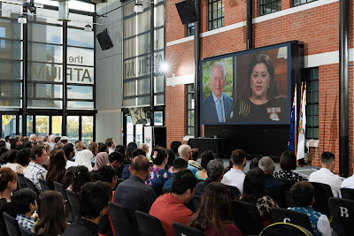 Photo from the HCC NZ Citizenship Ceremony 2 (Afternoon) held at The Atrium, Wintec/Te Pukenga, Hamilton, Waikato, New Zealand at 3:30pm on Monday, 15 April, 2024. Photo: Mike Walen / KeyImagery Photography. Copyright: © Hamilton City Council.