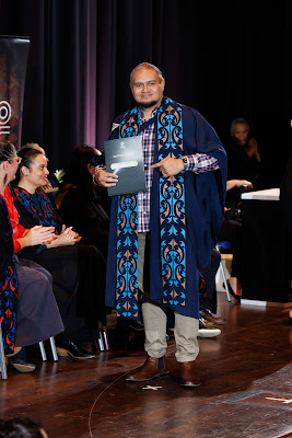 Photo from the TWoA Tāmaki Makaurau 2023 Graduations (Ceremony 1 @ 10am), held at the Due Drop Events Centre, Manukau, Auckland, New Zealand on Wednesday, 7 June, 2023. Photo: Mike Walen / KeyImagery Photography. Copyright: © Te Wānanga o Aotearoa.