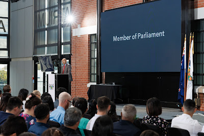 Photo from the HCC NZ Citizenship Ceremony 2 (Afternoon) held at The Atrium, Wintec/Te Pukenga, Hamilton, Waikato, New Zealand at 3:30pm on Monday, 15 April, 2024. Photo: Mike Walen / KeyImagery Photography. Copyright: © Hamilton City Council.