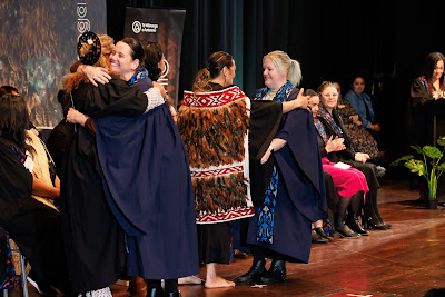 Photo from the TWoA Tāmaki Makaurau 2023 Graduations (Ceremony 4 @ 10am), held at the Due Drop Events Centre, Manukau, Auckland, New Zealand on Thursday, 8 June, 2023. Photo: Mike Walen / KeyImagery Photography. Copyright: © Te Wānanga o Aotearoa.