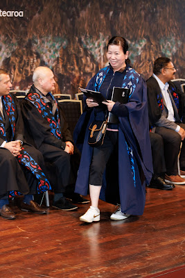 Photo from the TWoA Tāmaki Makaurau 2023 Graduations (Ceremony 3 @ 8pm), held at the Due Drop Events Centre, Manukau, Auckland, New Zealand on Wednesday, 7 June, 2023. Photo: Mike Walen / KeyImagery Photography. Copyright: © Te Wānanga o Aotearoa.
