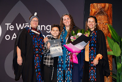 Photo from Ceremony 2 of the TWoA Tāmaki Makaurau 2025 Graduations (May 2025) held at the Mangere Arts Centre in Auckland, New Zealand on Monday, 26 May, 2025. Photo by Mike Walen / KeyImagery Photography. Copyright: © 2025 Te Wānanga o Aotearoa.